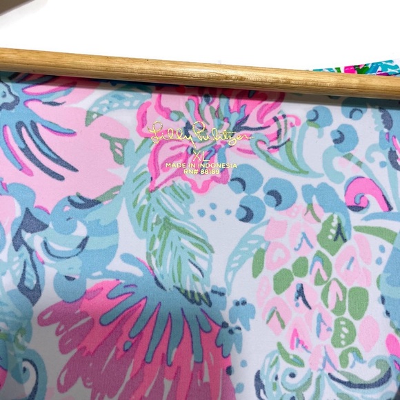 Lilly Pulitzer Talli V-Neck Coverup Mandevilla Baby Paradise Petals XL - Picture 4 of 6